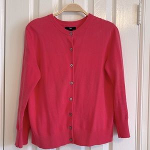 Gap cardigan, size medium, long sleeve, pink